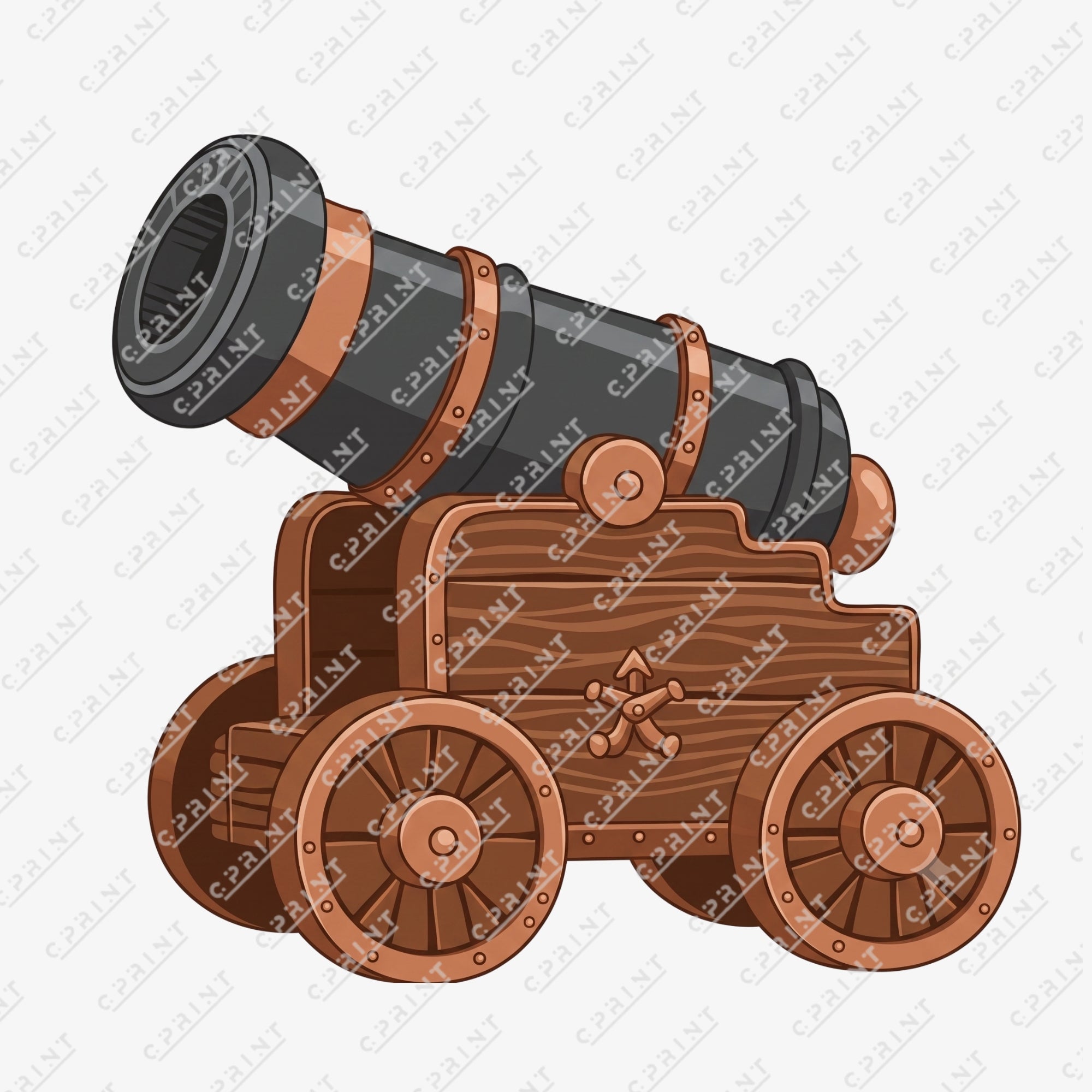 Pirate Cannon Cutout