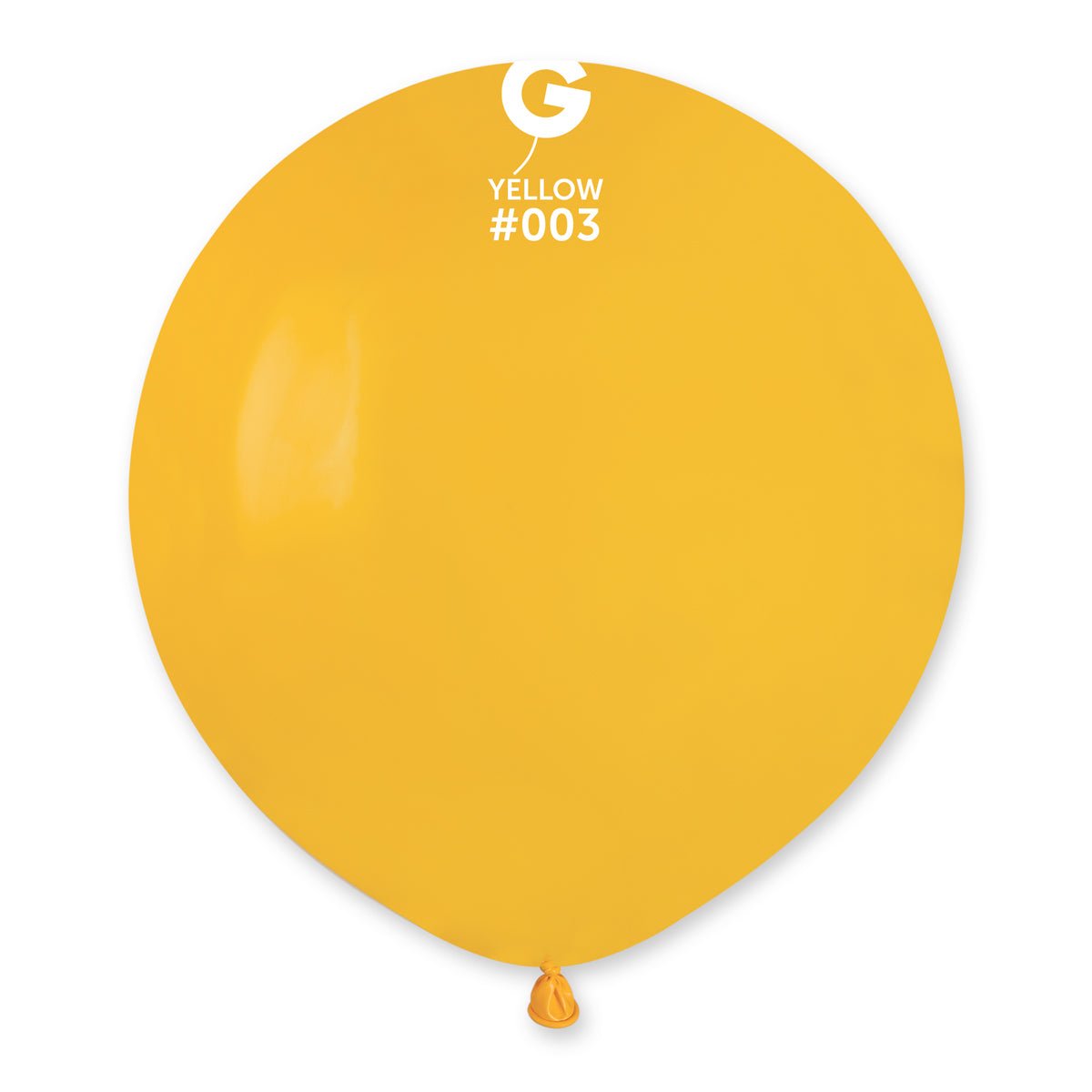 Solid Balloon Mango Yellow G150-003 | 25 balloons per package of 19'' each