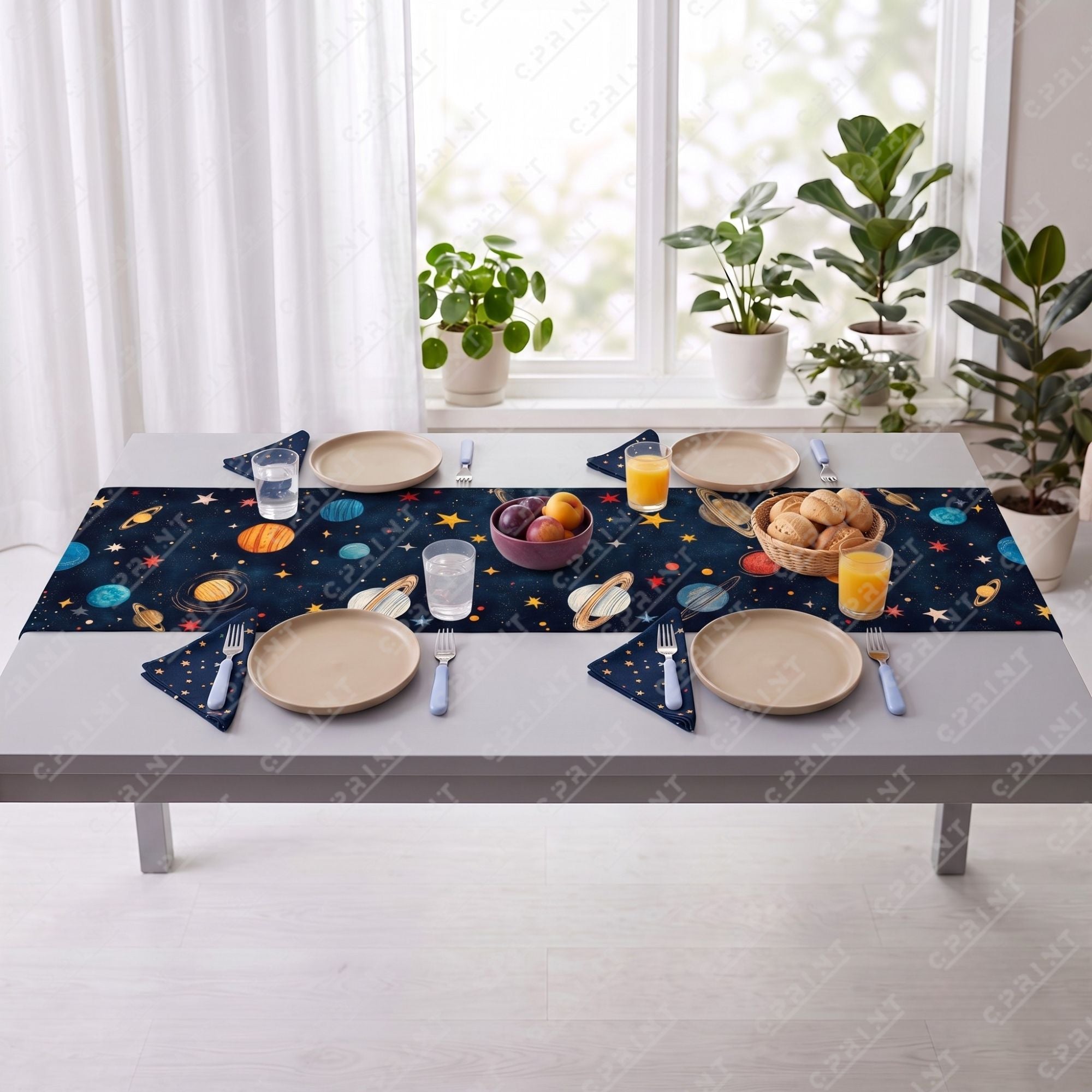 Space Adventure Event Table Runner