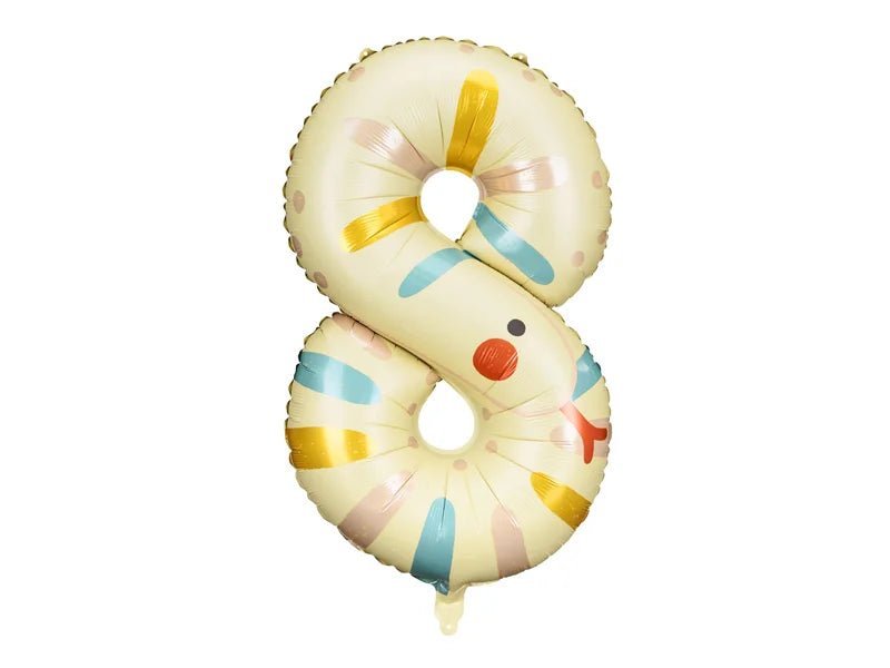 Animal Number "8" Foil Balloons PARTY DECO 35" SNAKE - FestiUSA