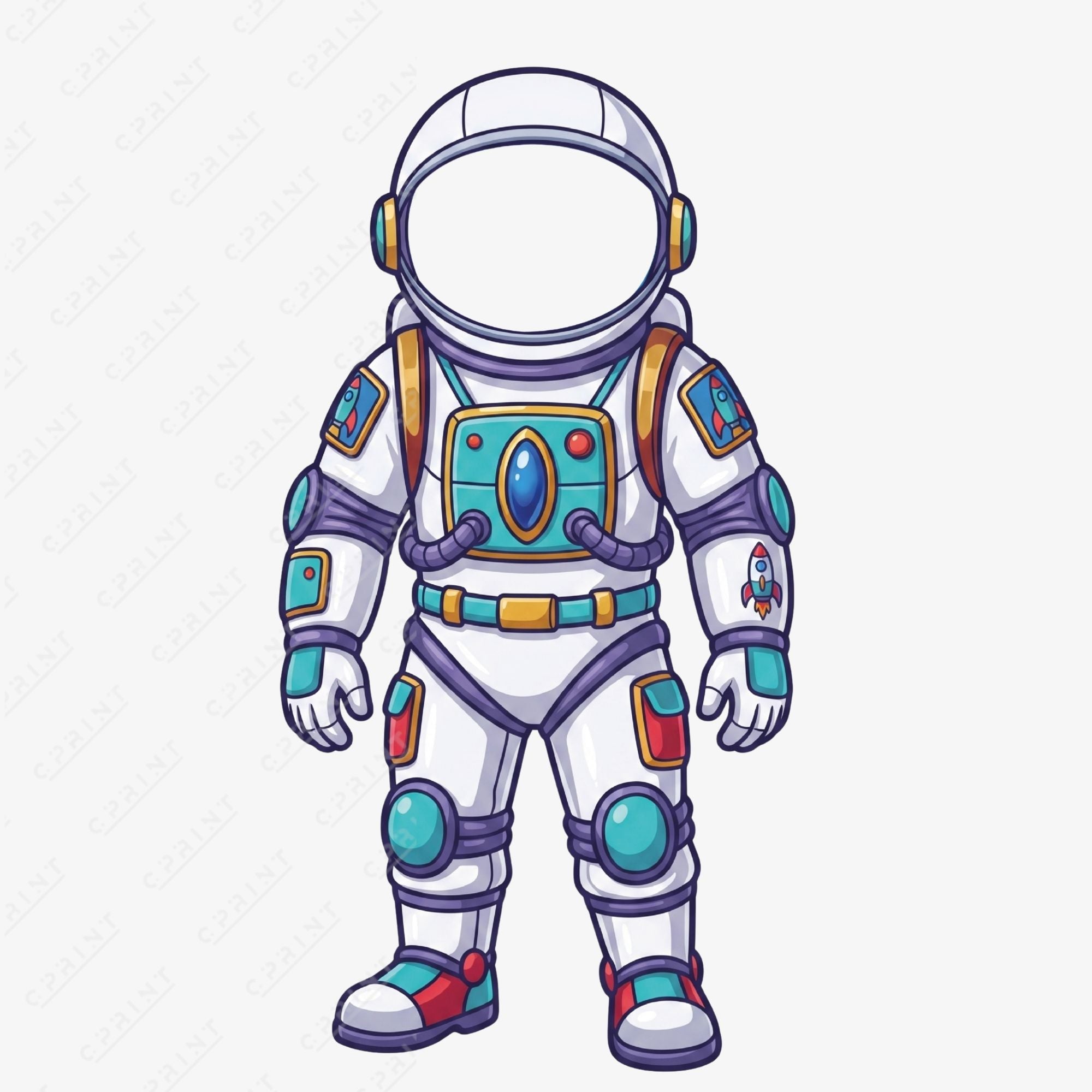 Astronaut Kids Photo Stand-in – Custom Space Adventure Face Cut-Out