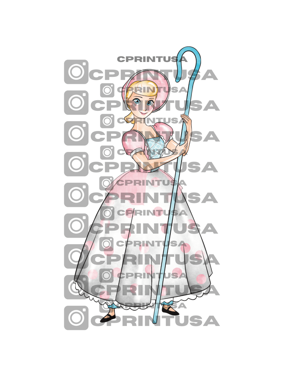 BO PEEP WATERCOLOR TOY STORY CUT OUT - FestiUSA