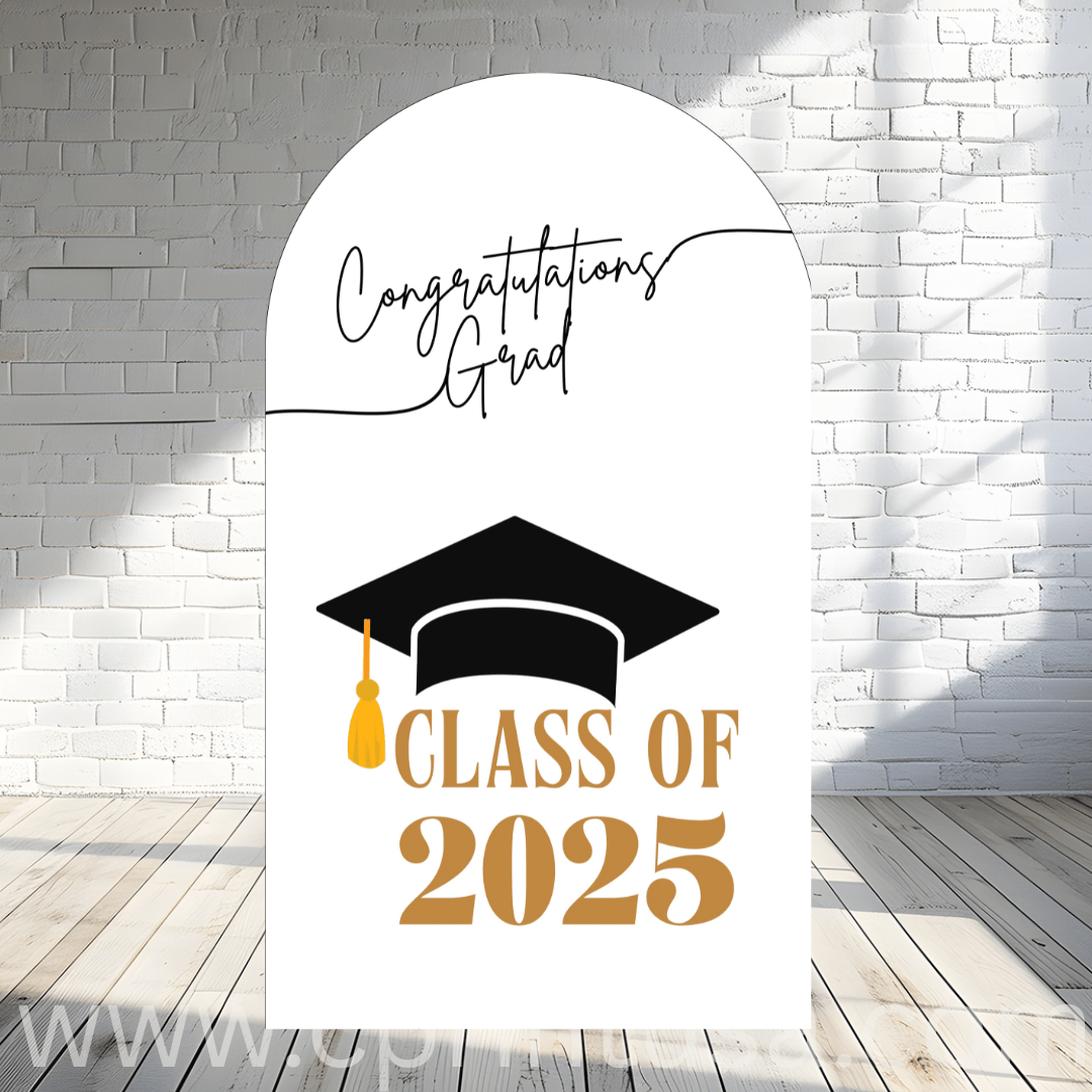 Congratulations Grad Prom 2025 Backdrop Theme