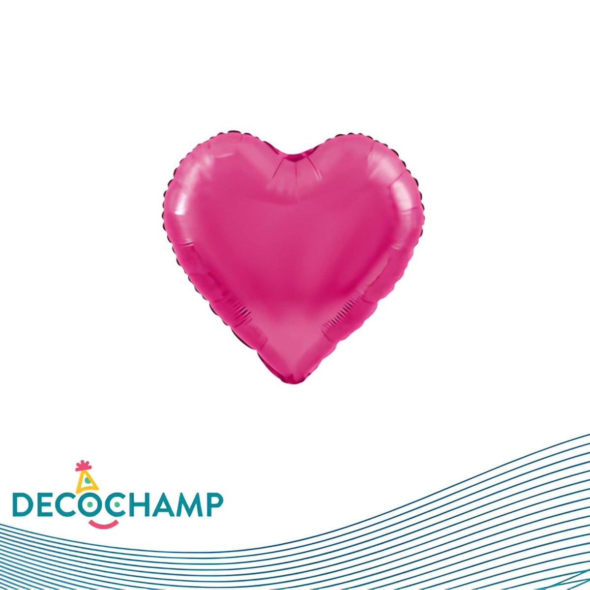 Deco Heart 36" Hot Pink (Single Pack) - FestiUSA