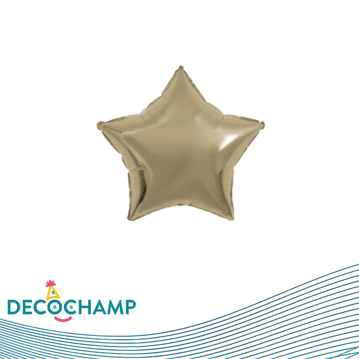 Deco star solid 36" Champagne (Single Pack) - FestiUSA