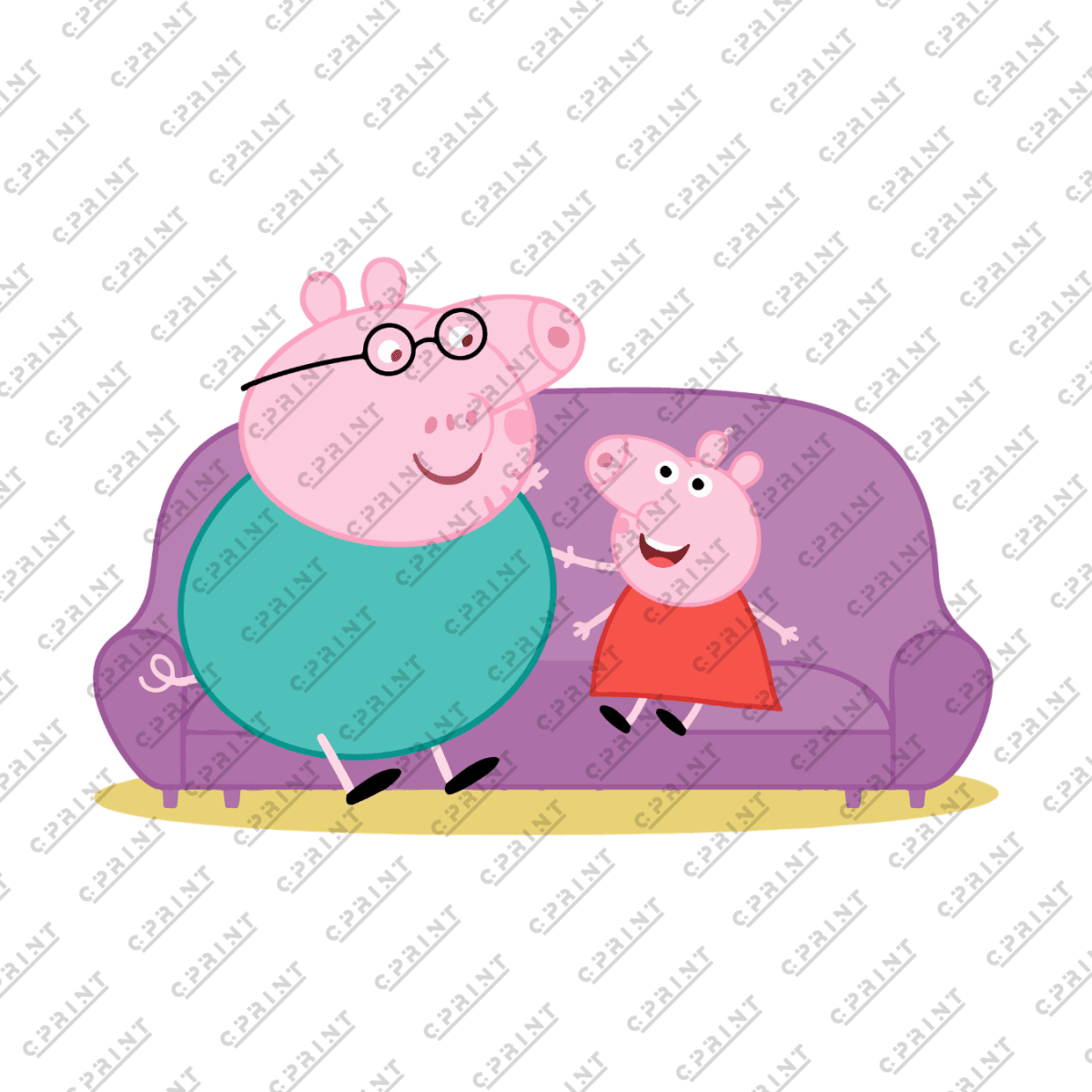 Grandpa Pig & Pepa Characters - FestiUSA
