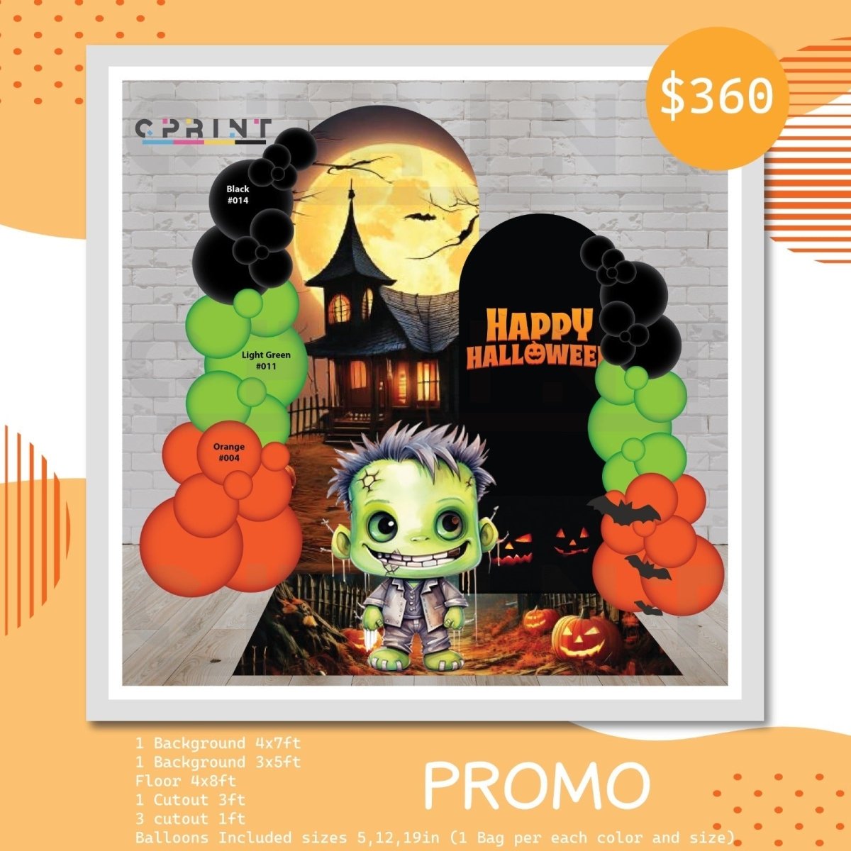 Halloween Frankenstein Bundle Design - FestiUSA