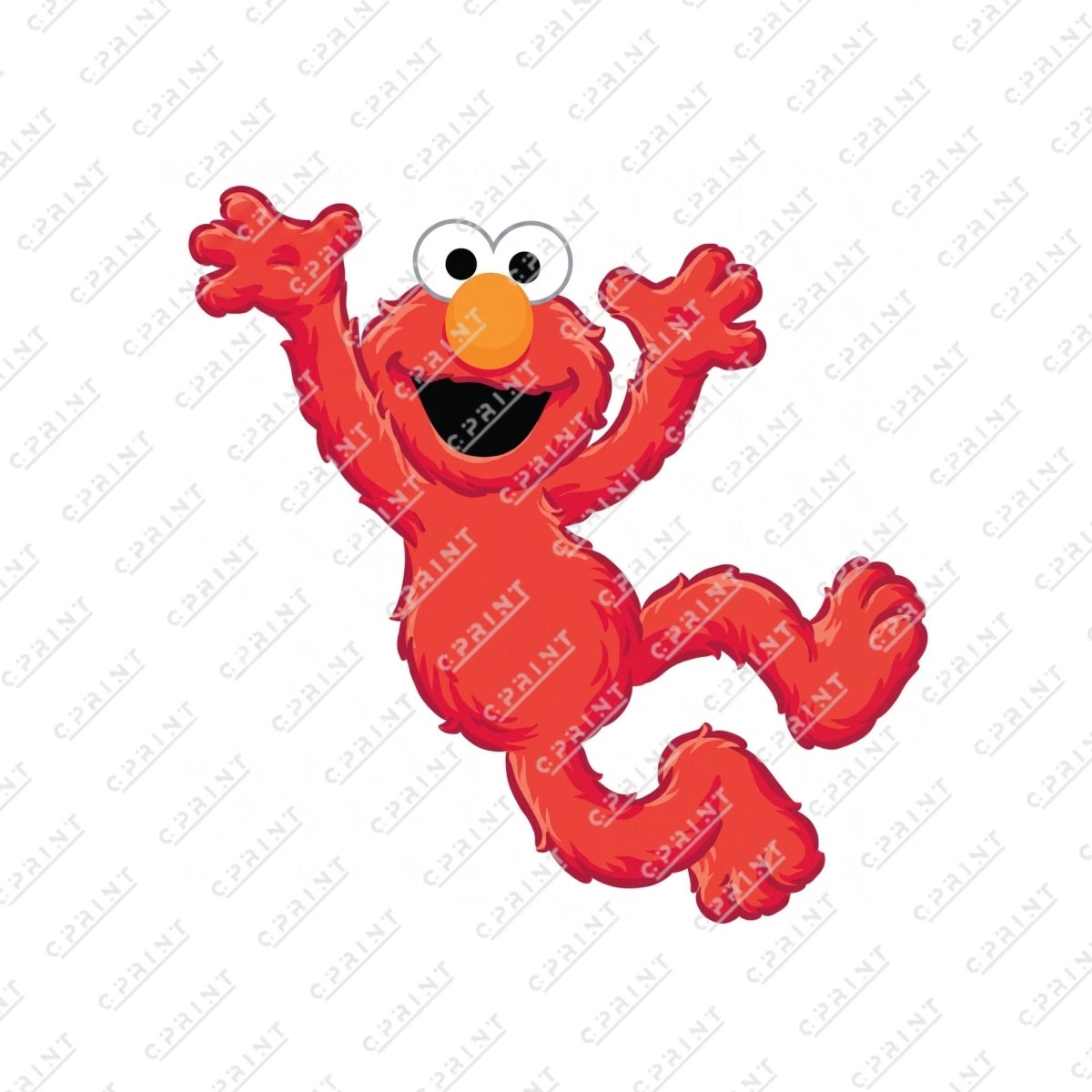 Jumping Elmo Cardboard Cutout - FestiUSA