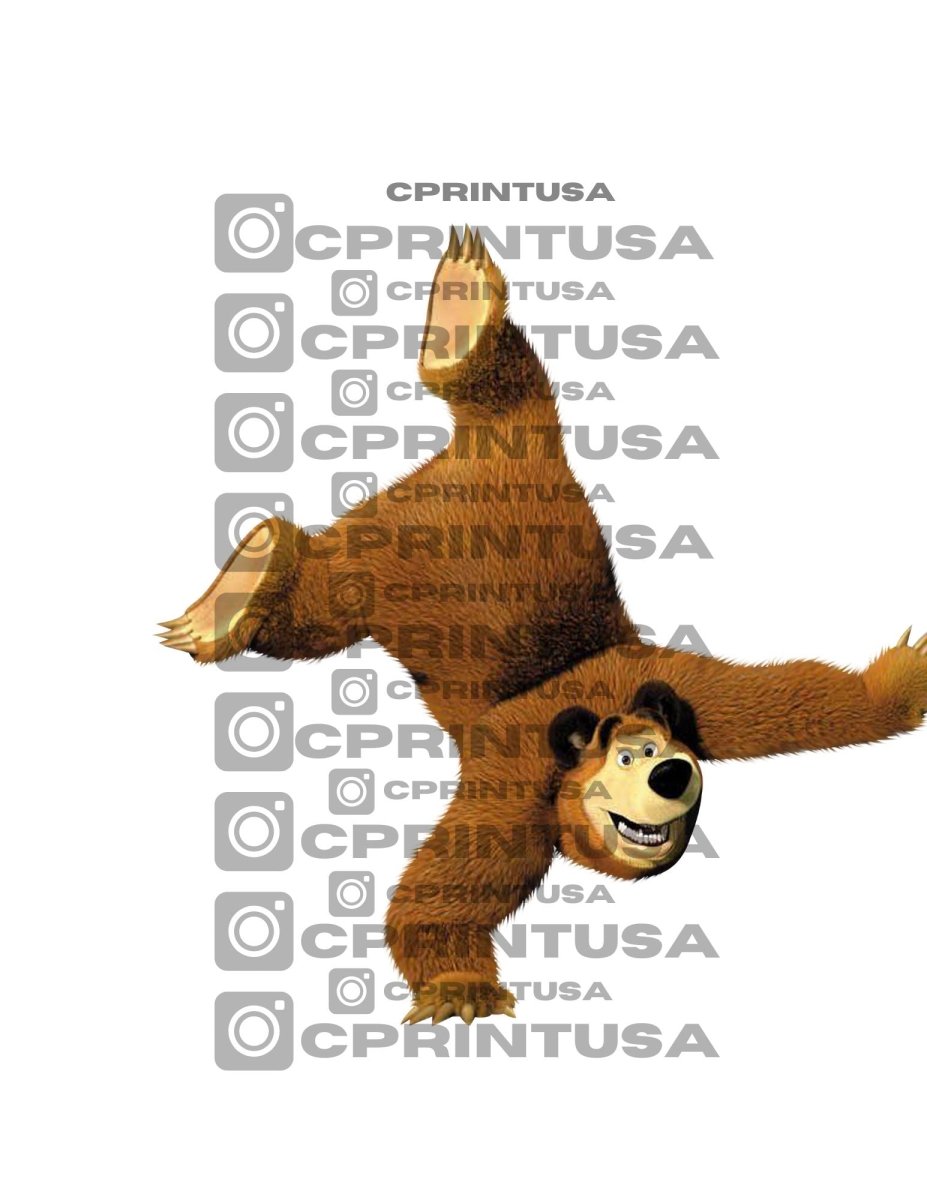 MASHA AND THE BEAR CUT OUT - FestiUSA
