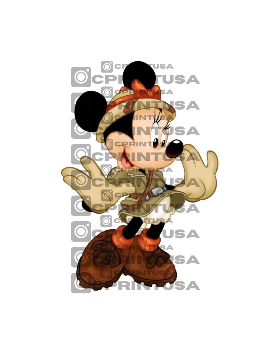 MINNIE SAFARI CUT OUT - FestiUSA