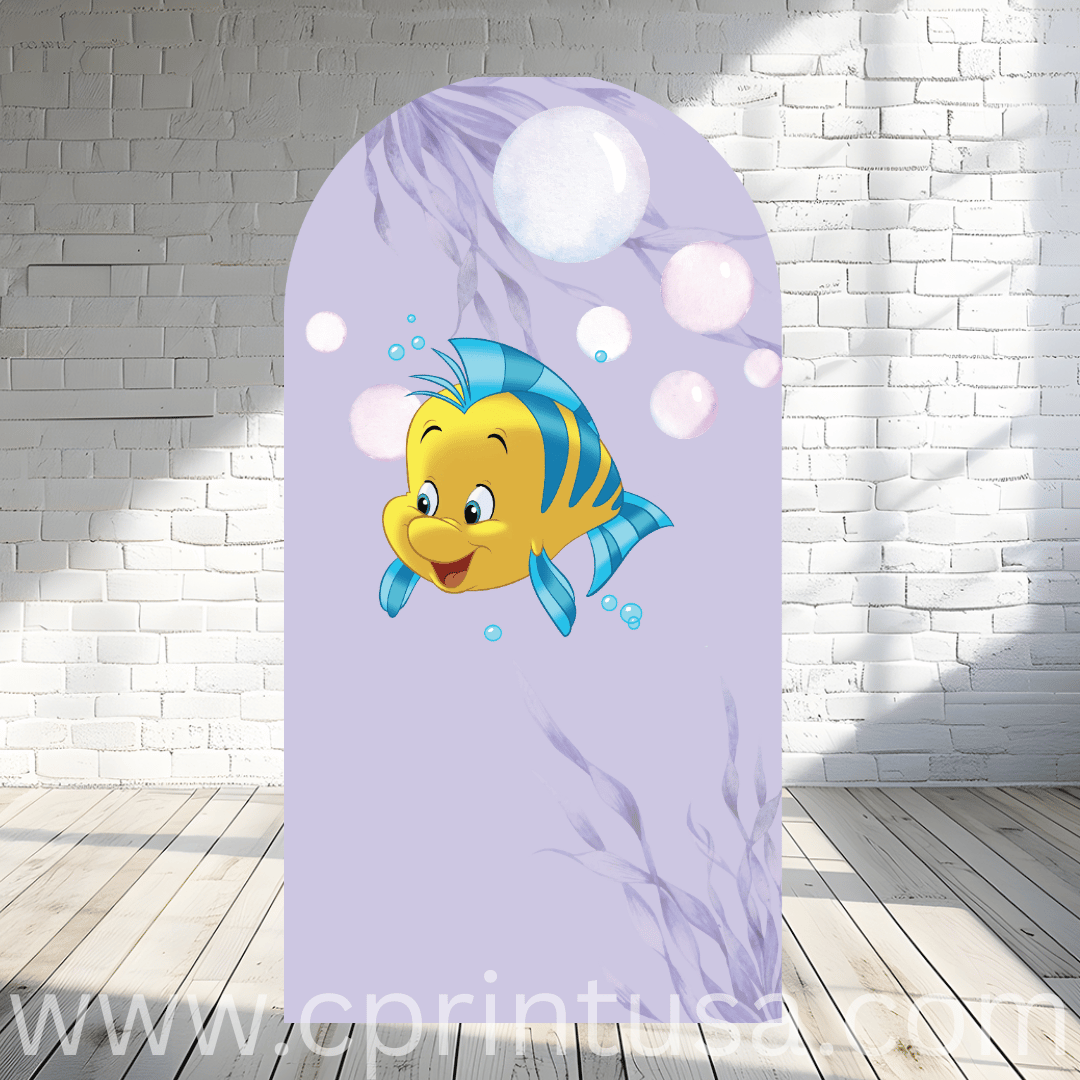 Little Mermaid Flaunder Backdrop by theme