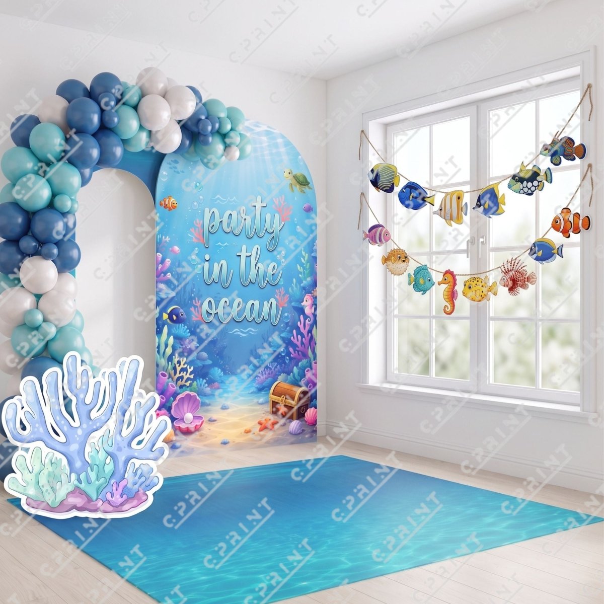 Ocean Adventure - Big Head Garland - FestiUSA