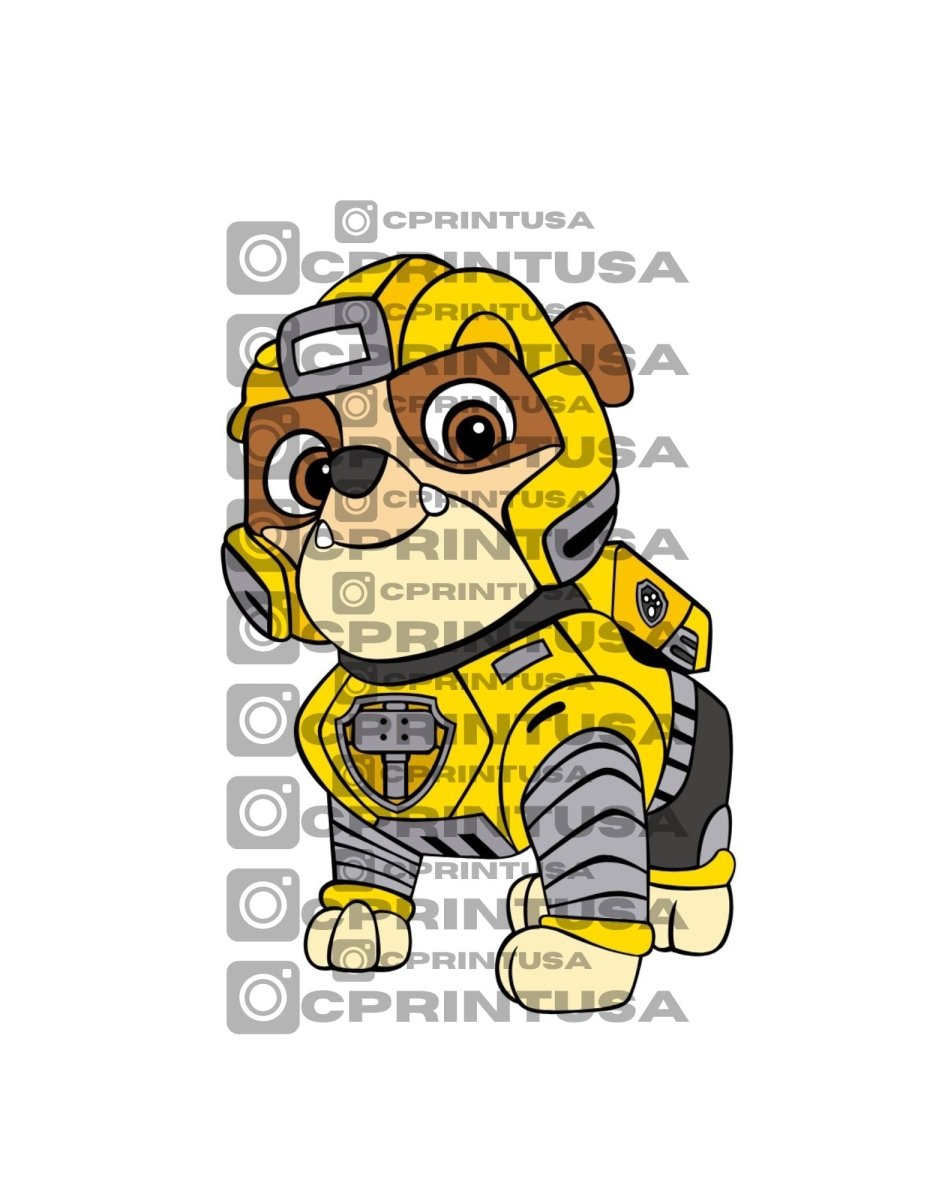 PAW PATROL RUBBLE 4 CUT OUT - FestiUSA