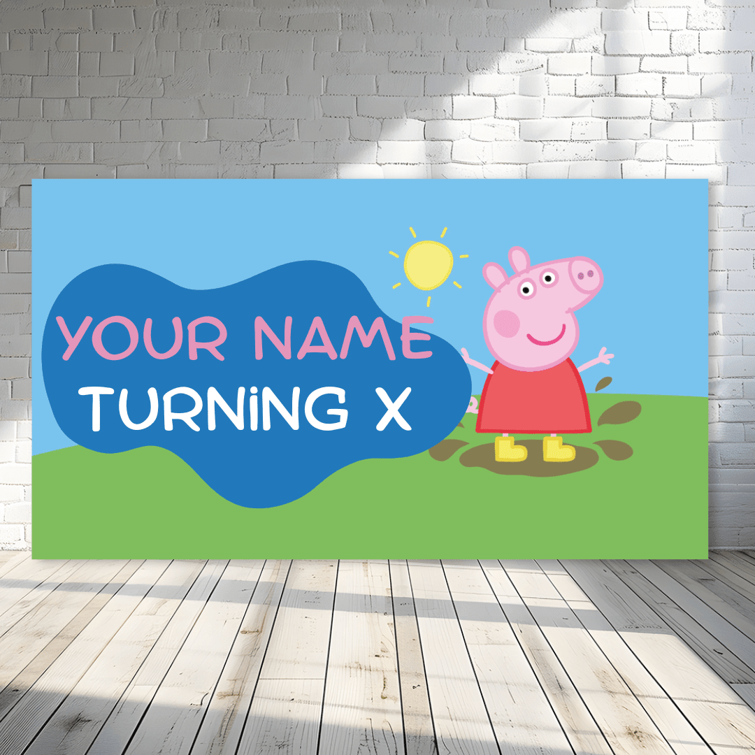 Pepa Pig Backdrop Theme - FestiUSA