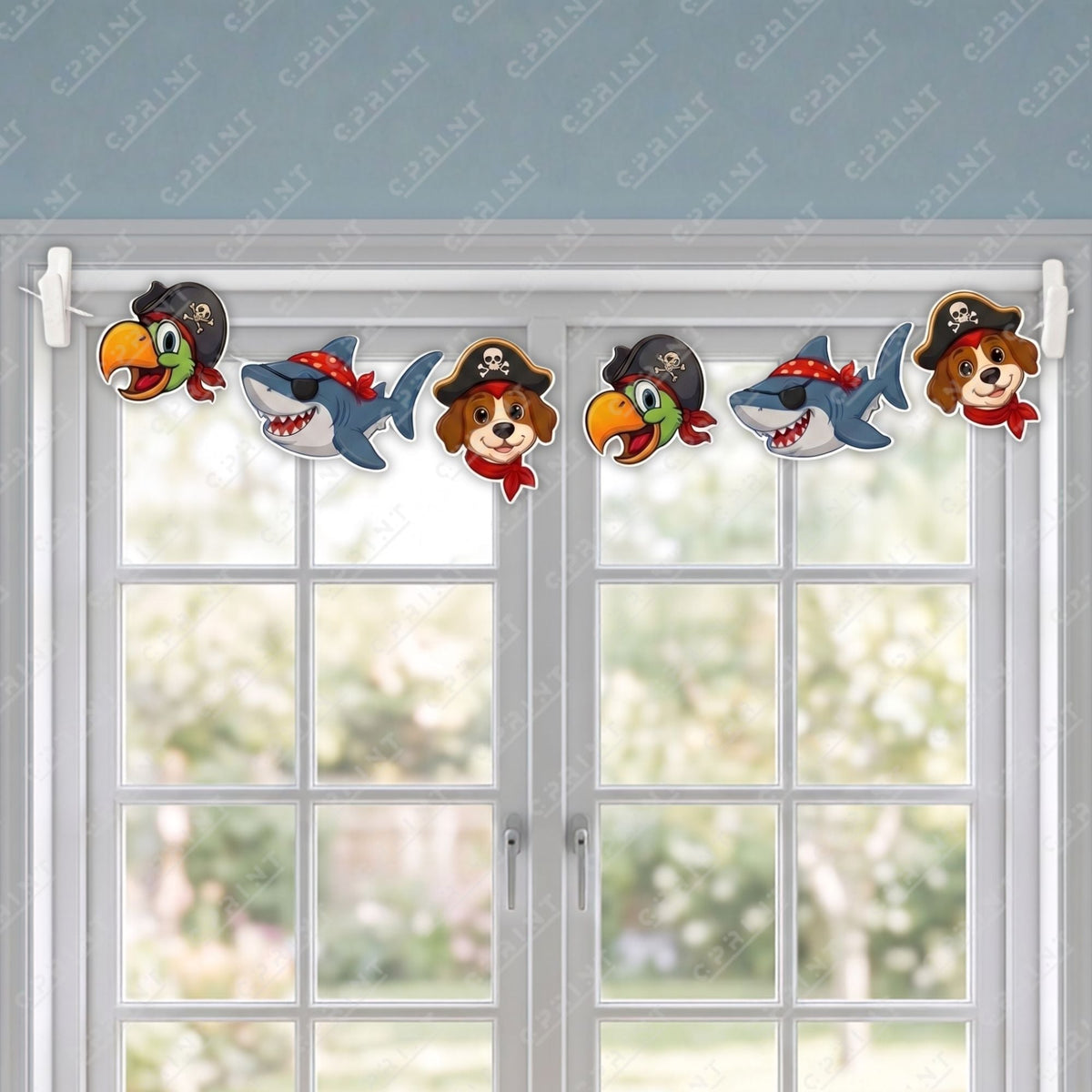 Pirate Adventure - Big Head Garland