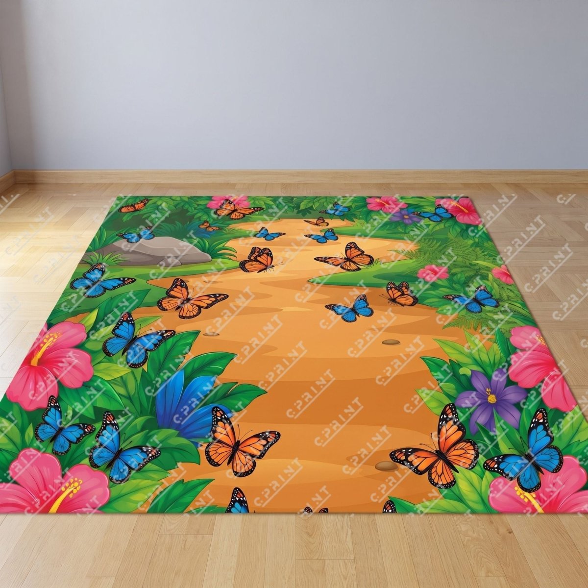 Safari Adventure Printed Party Floor Decals for Event - FestiUSA