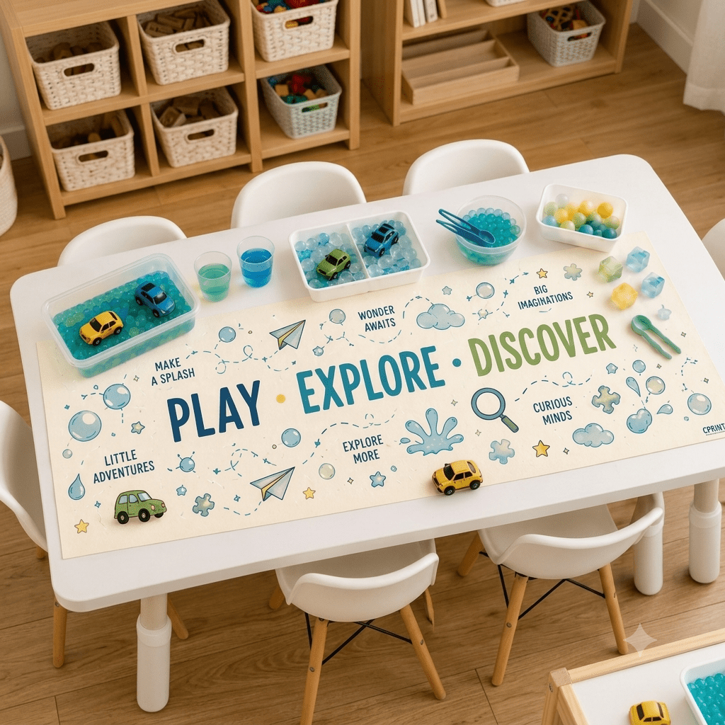 Sensory Activity Table Runner - FestiUSA