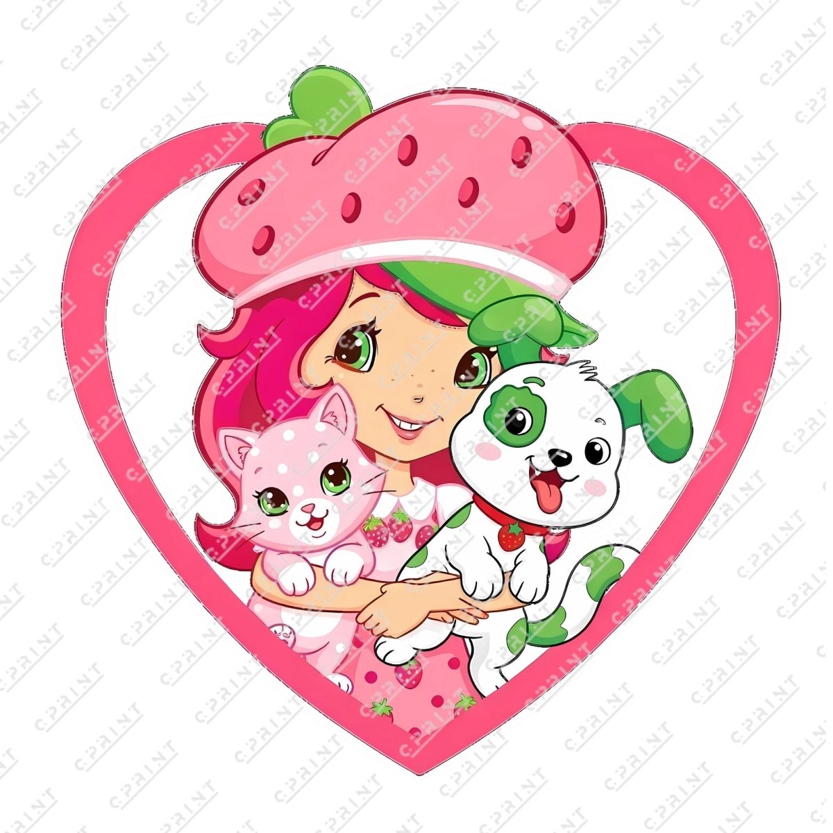 Strawberry Girl Character Standee Cutout - FestiUSA