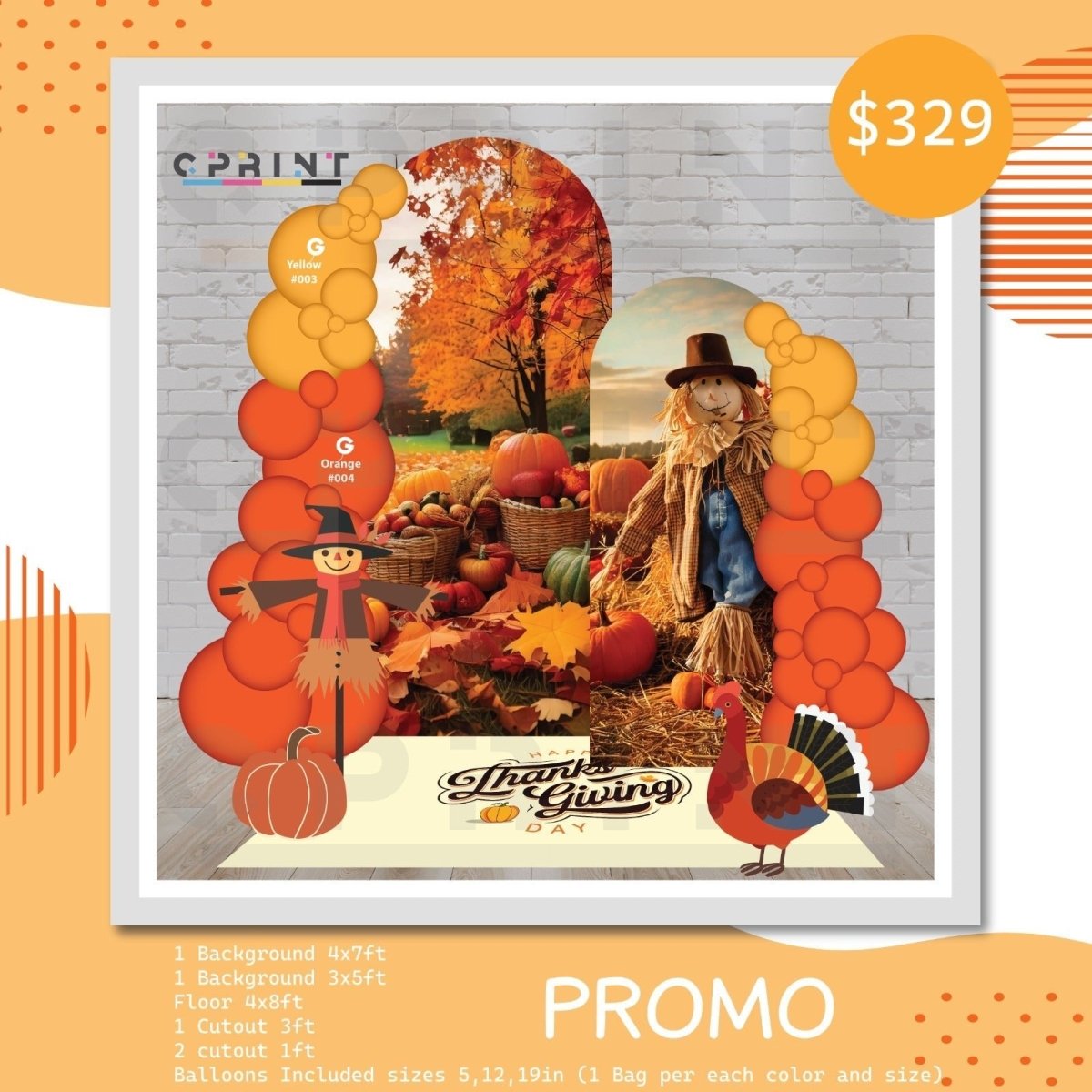 Thanksgiving Party Bundle Design - FestiUSA