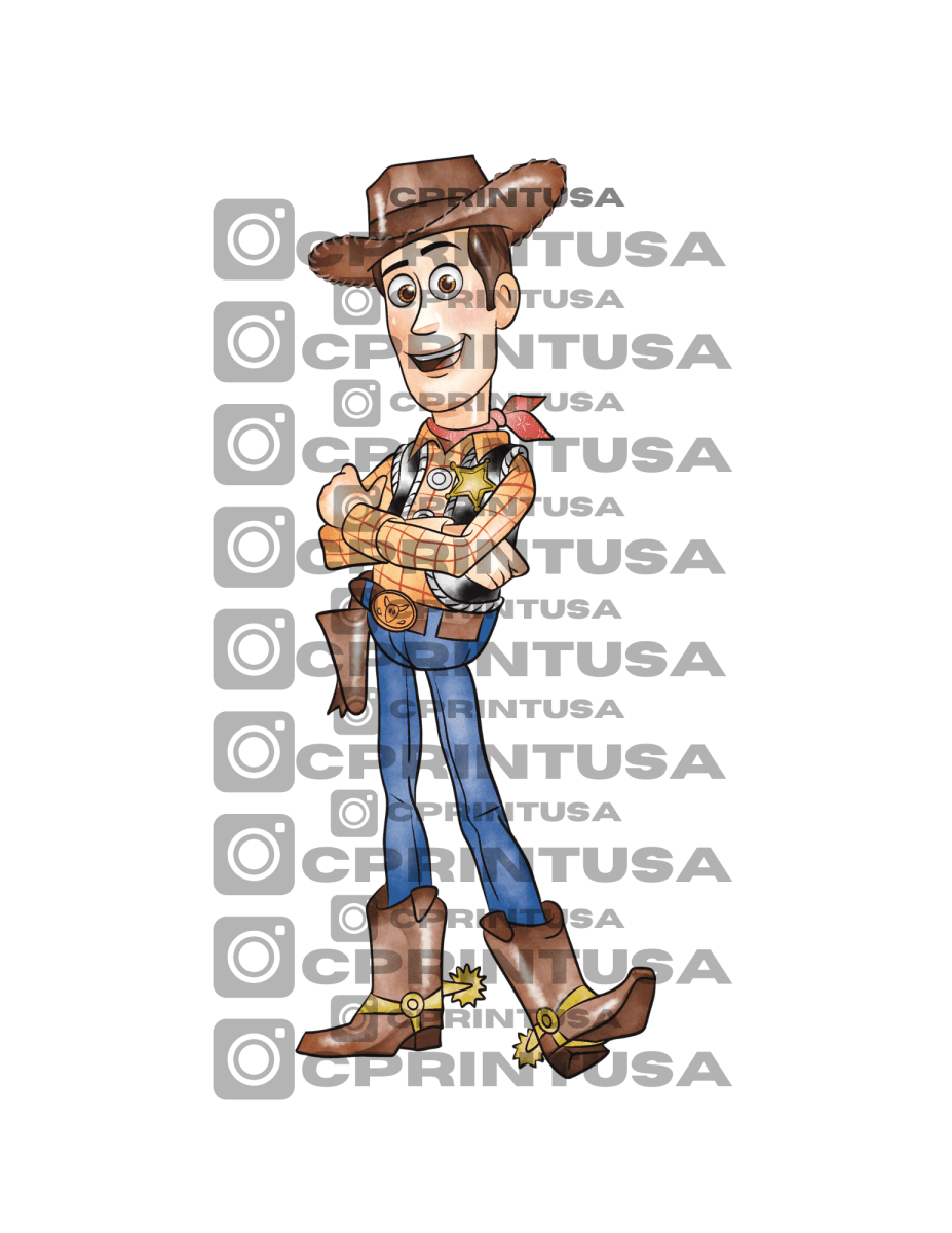 WOODY WATERCOLOR TOY STORY CUT OUT - FestiUSA