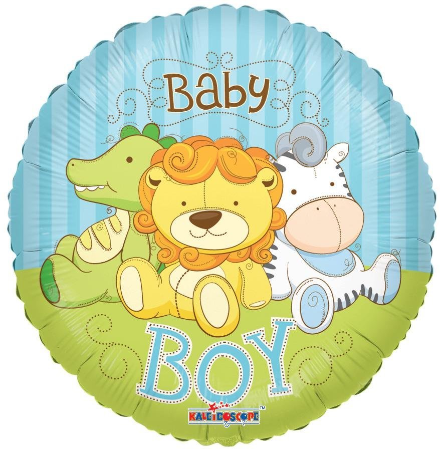 18" Baby Boy Jungle Animals - (Single Pack). 19514-18 - FestiUSA