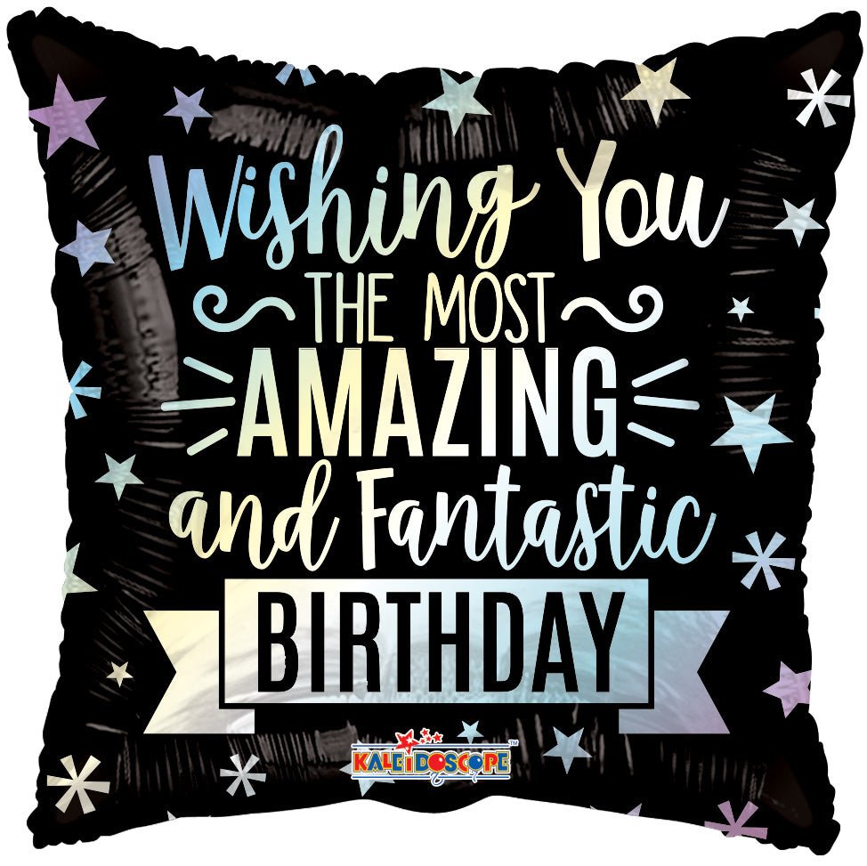 18" BV Fantastic Birthday - (Flat). 15814-18 - FestiUSA