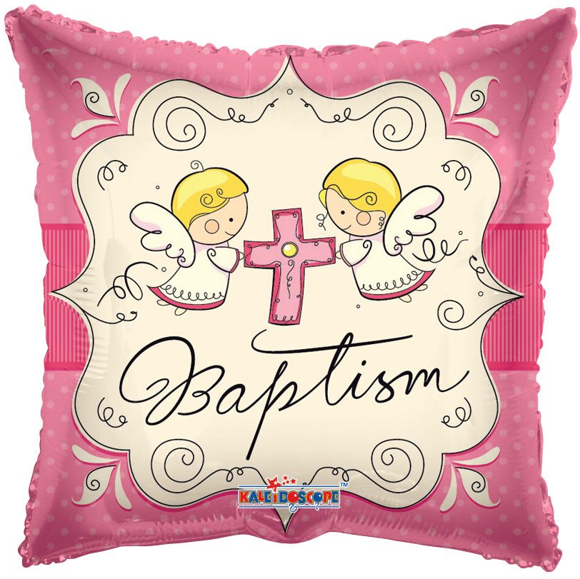 18″ Cute Angels Baptism Girl - (Single Pack). 19441-18 - FestiUSA