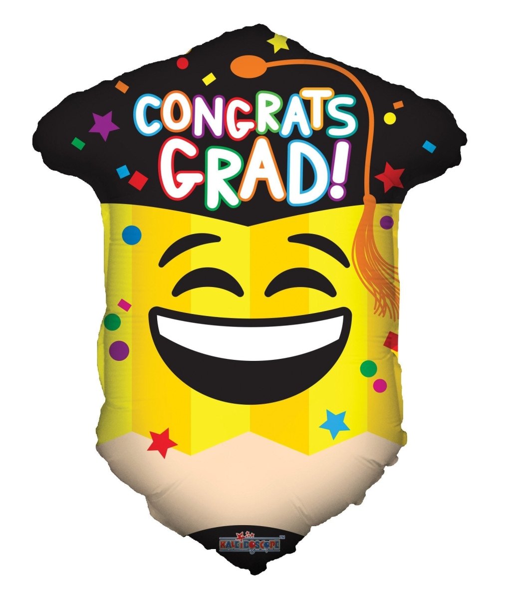 18" Grad Pencil Shape Foil Balloon - (Single Pack). 85322-18 - FestiUSA
