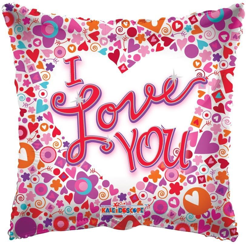18" I Love You Mosaic Clear View - (Single Pack). 19117-18 - FestiUSA