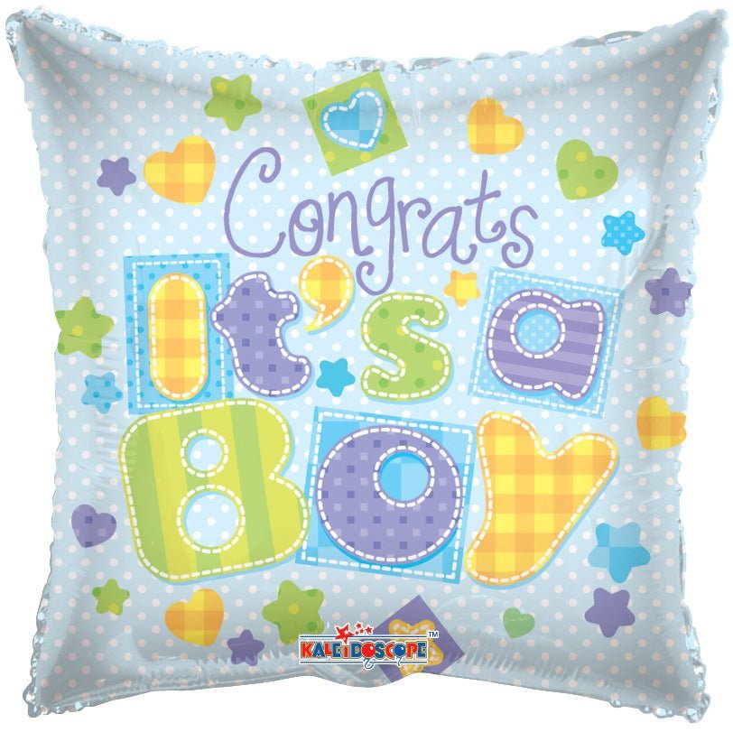 18″ SV Congrats It’s A Boy - (Single Pack). 19294-18 - FestiUSA