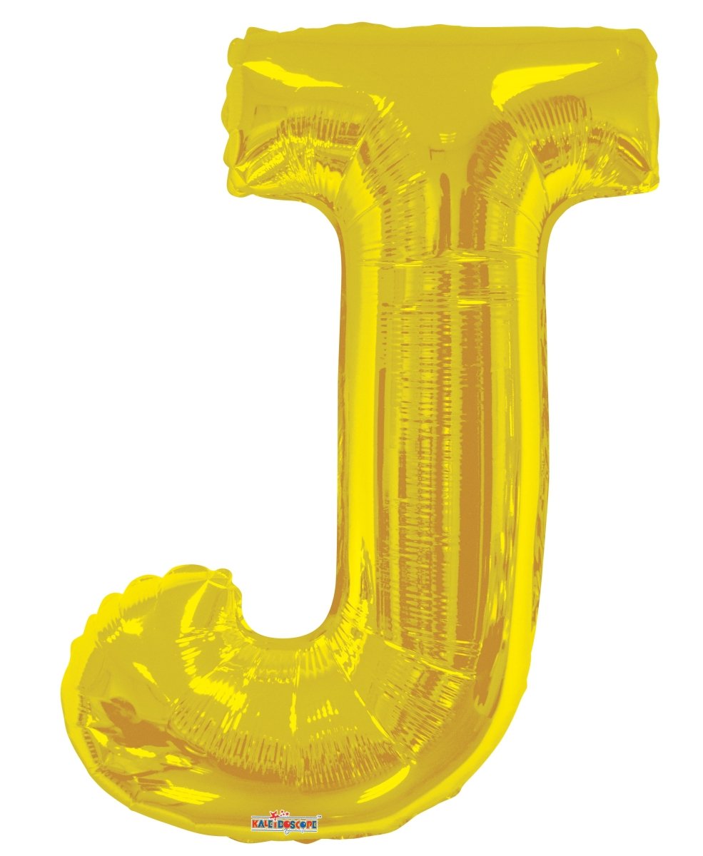 34″ SC Letter J Gold Shape – Single Pack. 15269-34 - FestiUSA