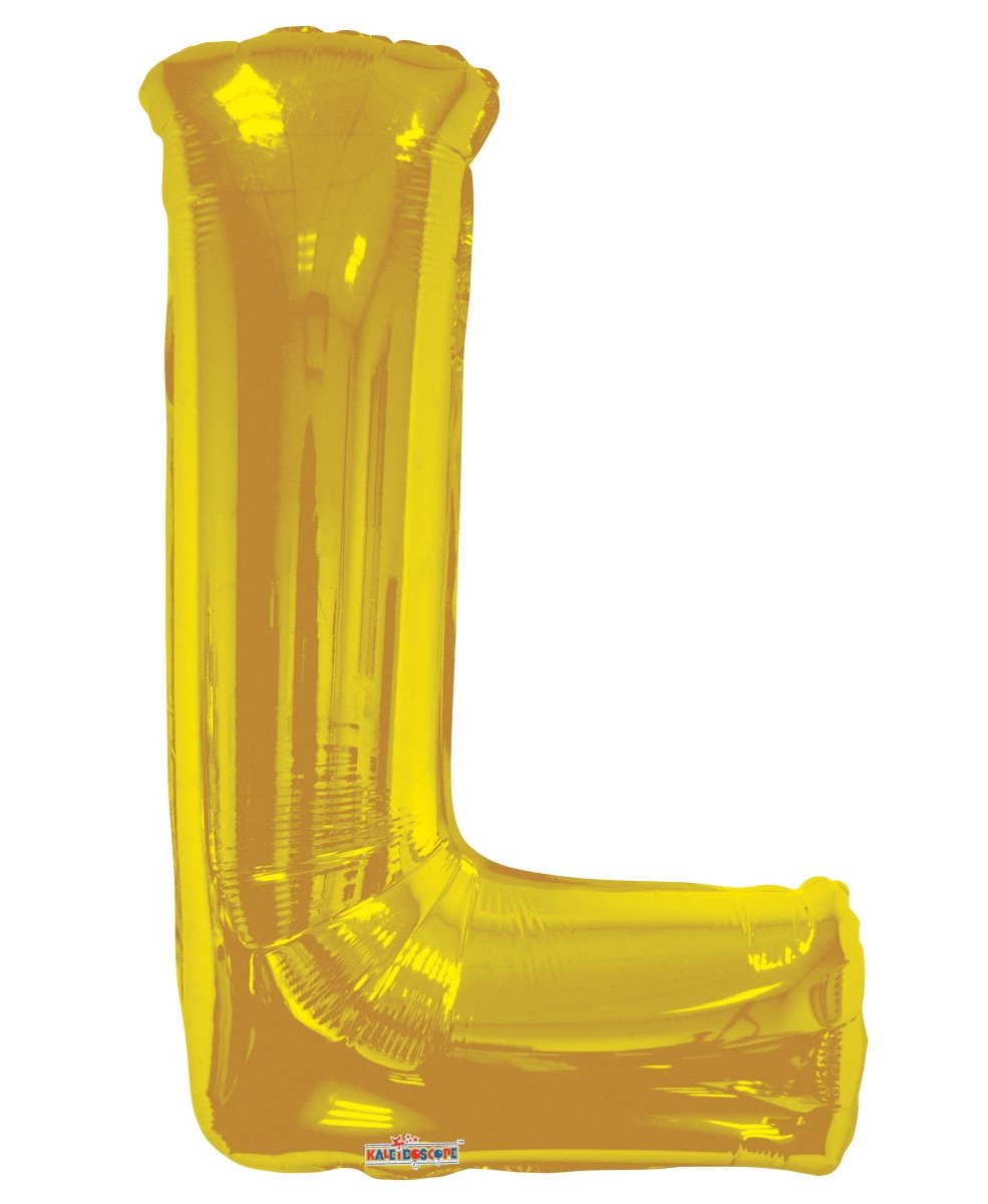 34″ SC Letter L Gold Shape – Single Pack. 15271-34 - FestiUSA