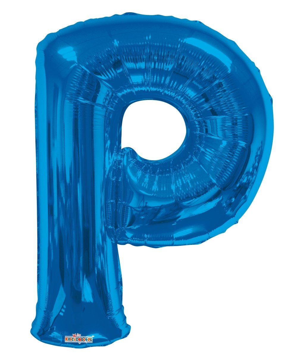 34″ SC Letter P Royal Blue Shape – Single Pack. 15515-34 - FestiUSA