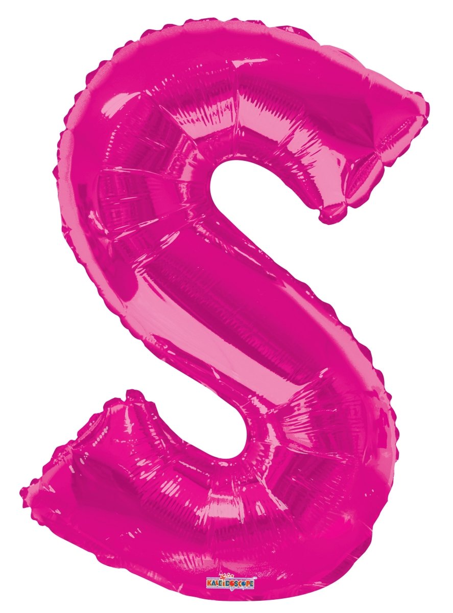 34″ SC Letter S Magenta Shape – Single Pack. 15548-34 - FestiUSA