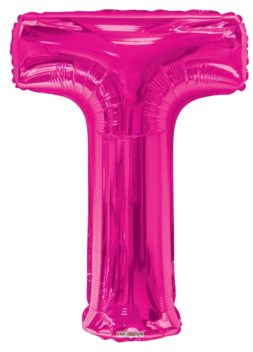 34″ SC Letter T Magenta Shape – Single Pack. 15549-34 - FestiUSA