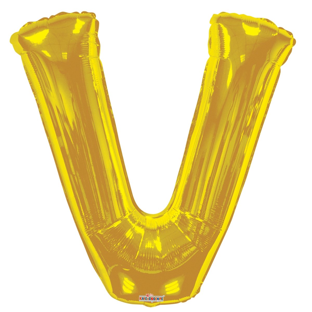 34″ SC Letter V Gold Shape – Single Pack. 15281-34 - FestiUSA