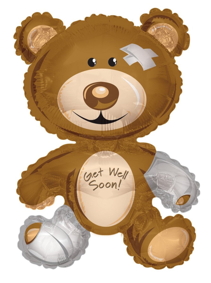 36" Bear Get Well – (Single Pack). 19157-36 - FestiUSA