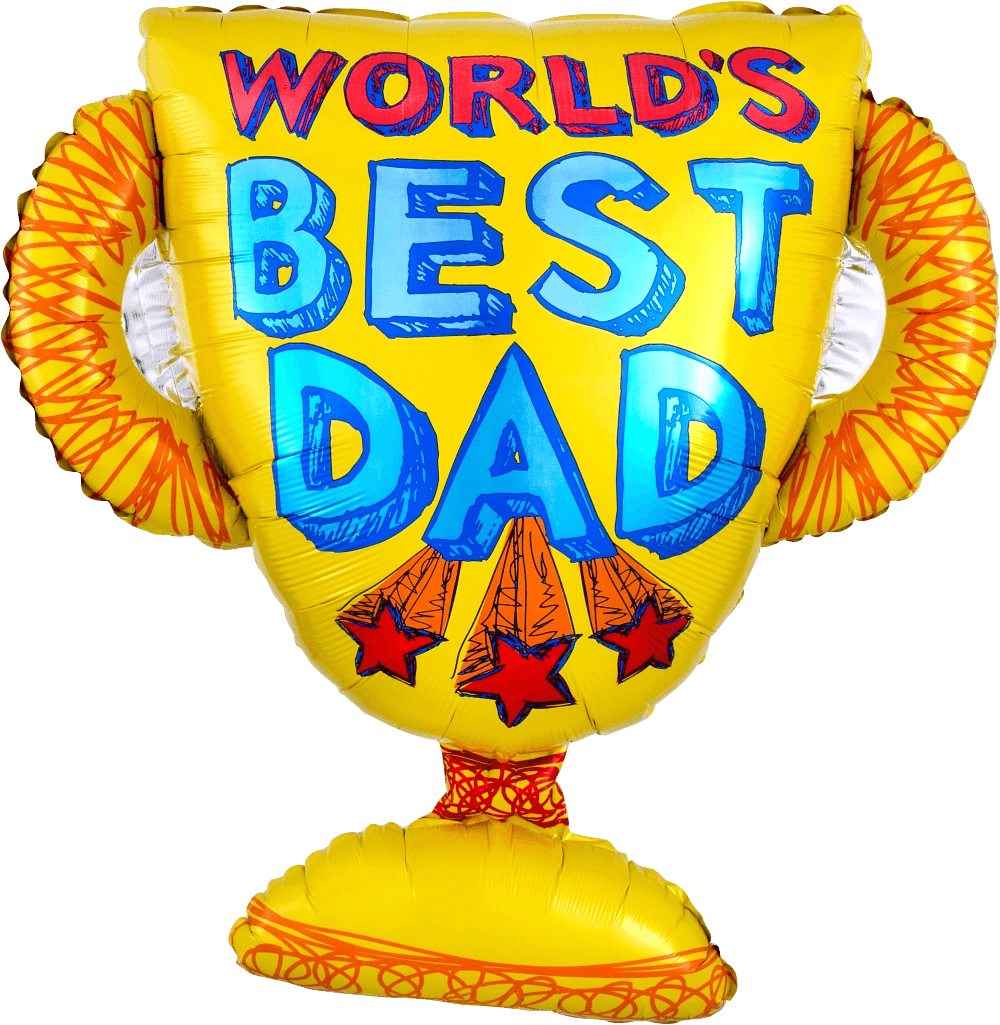 Best Dad Trophy 26" x 27" - (Flat). 2602302 - FestiUSA