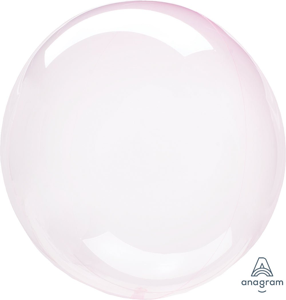 Bubble Crystal Clearz Petite Light Pink 10" - (Single Pack). 8298711 - FestiUSA