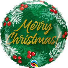 Christmas Greens & Berries 18" - (Flat). 89851 - FestiUSA