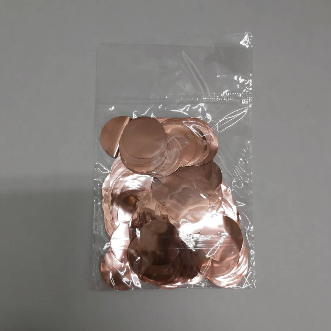 Confetti Foil Rose Gold - (2.5 cm). B525B - FestiUSA