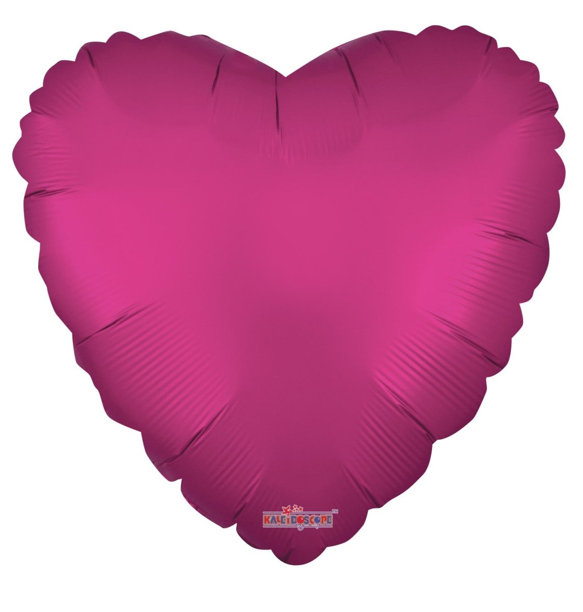 Heart Solid Matte Hot Pink 9" (Flat). 16263-09 - FestiUSA