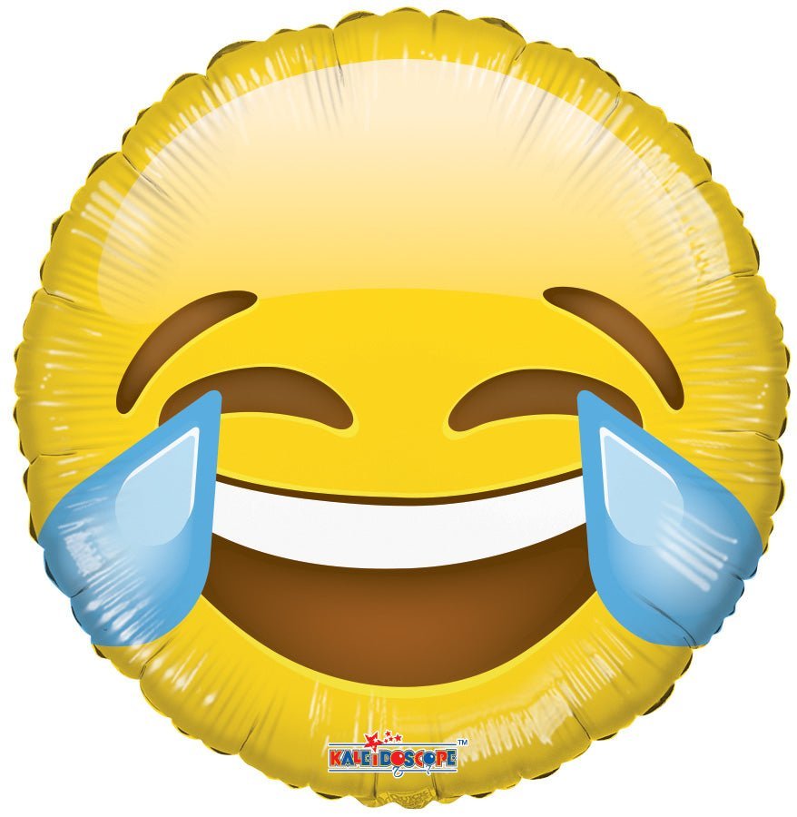 Laugh Kiss Emoji Balloons 18" Single Pack 35361-18 - FestiUSA