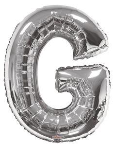 Letter G Silver 34″ – (Single Pack). 15236-34 - FestiUSA
