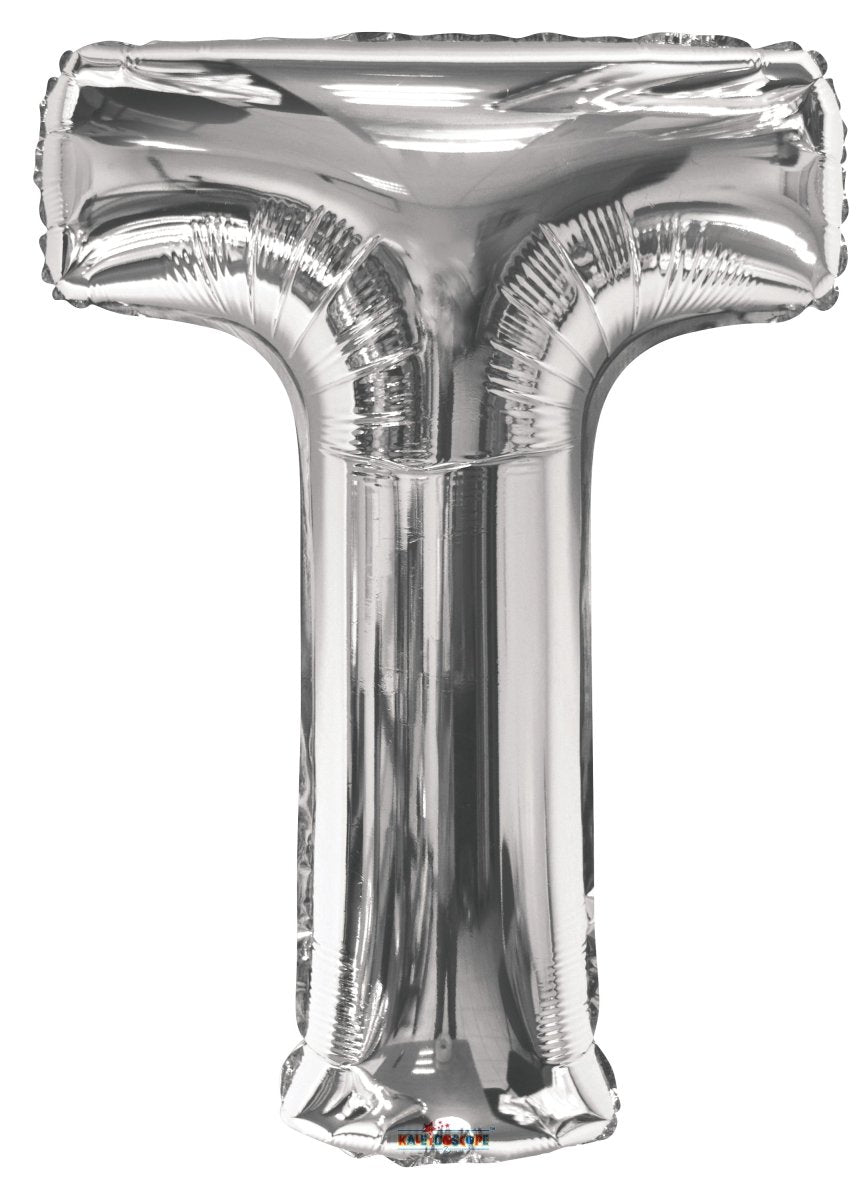 Letter T Silver 34″ – (Single Pack). 15249-34 - FestiUSA