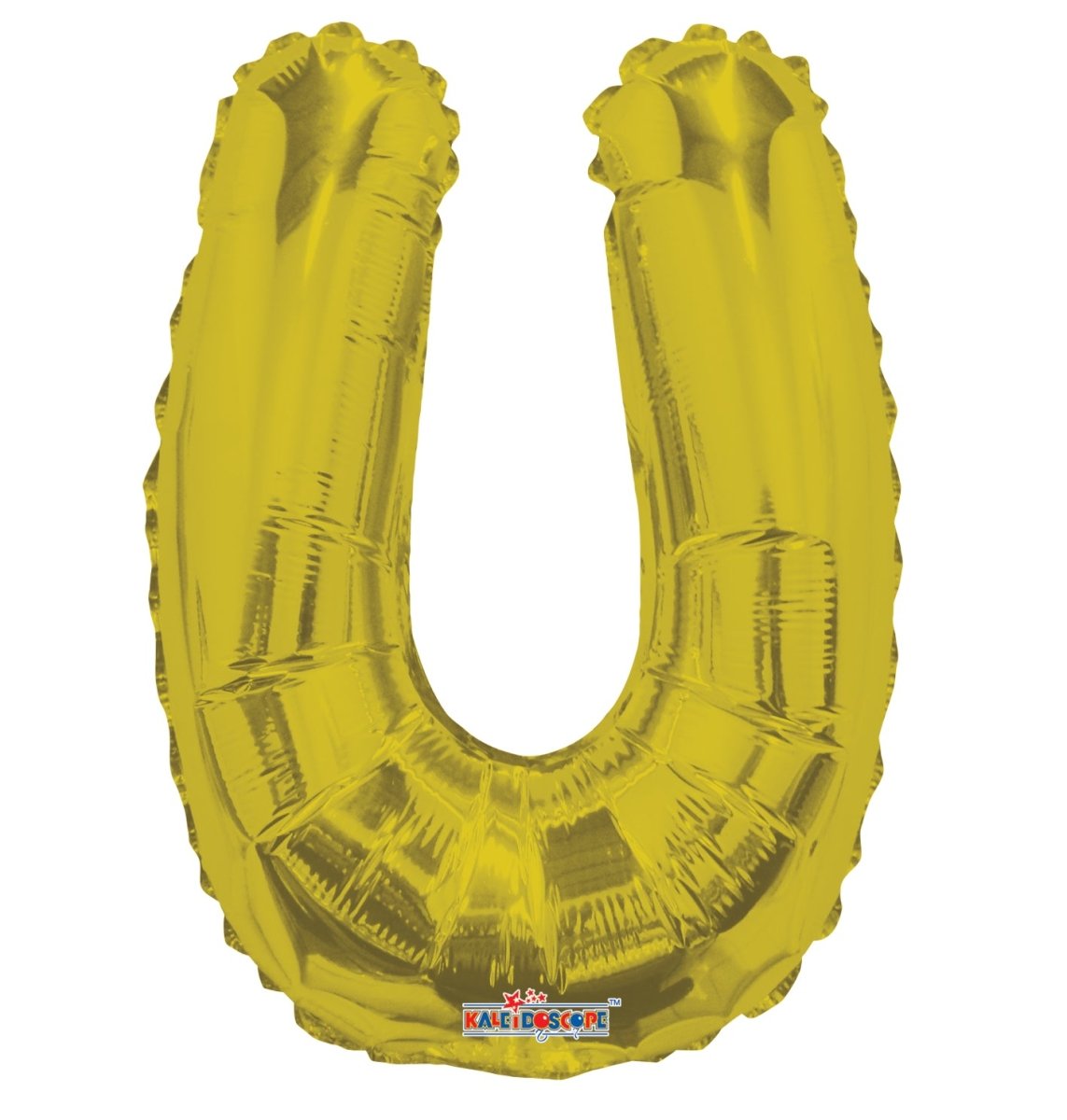 Letter U Gold 14" - (Single Pack). 35089-14 - FestiUSA