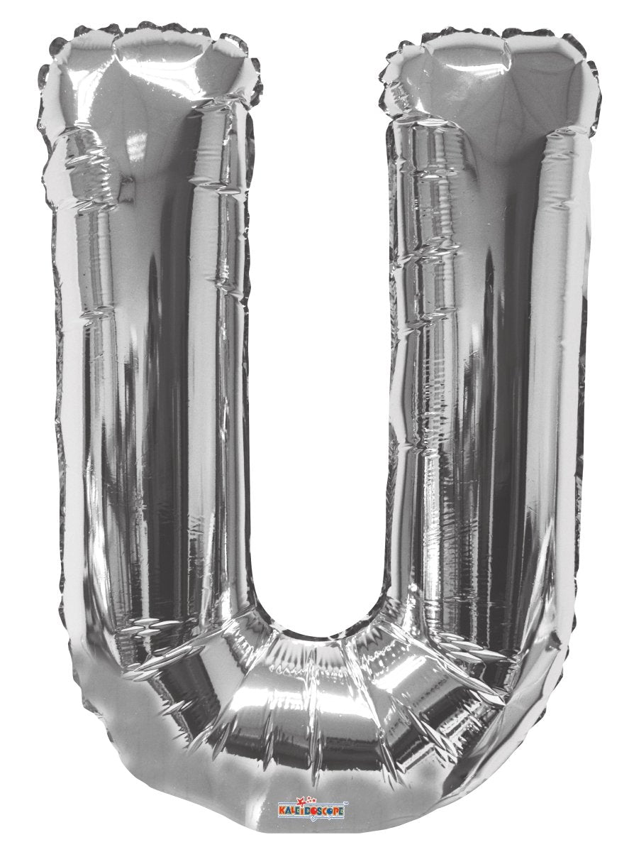 Letter U Silver 34″ – (Single Pack). 15250-34 - FestiUSA