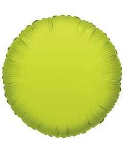 Lime Green Mylar Round 18" Foil 34053-18S - FestiUSA