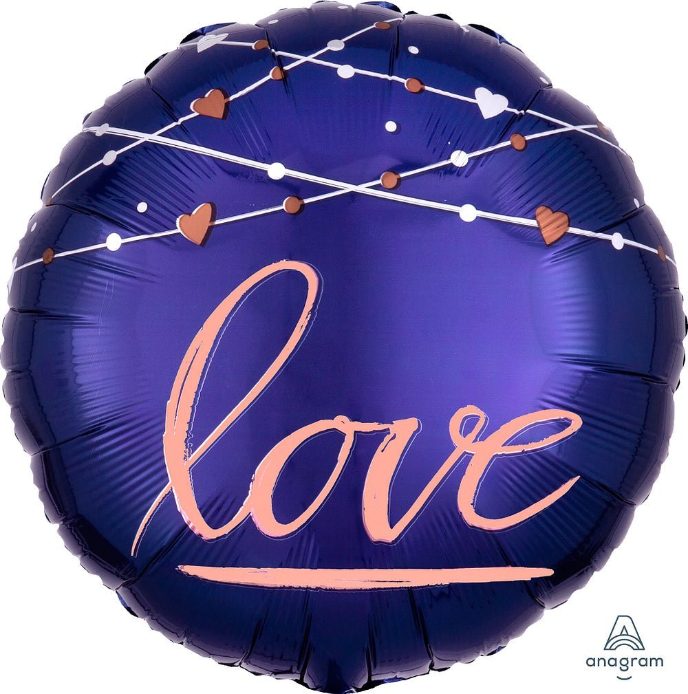 Navy Wedding (Love) 17" - (Single Pack). 3971701 - FestiUSA