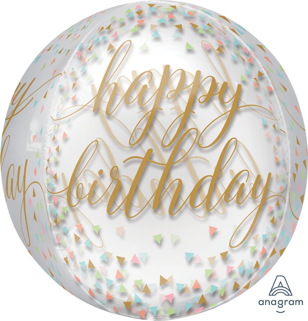 Pastel Confetti 15" - (Single Pack). 3718101 - FestiUSA